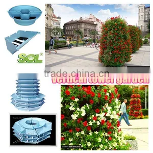 Flowerpot Outdoor Vertical Garden Modules Flower Towers Landscape thumbnail-4