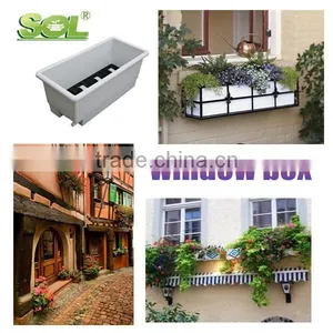 2015 New Product Big Plastic Rectangular Planter Window Box Planter thumbnail-1