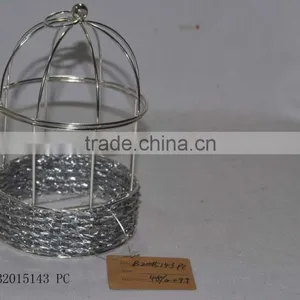 Chrome & Paper Birdcage thumbnail-1