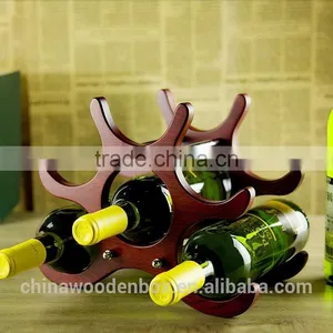 Refinement Folding Wooden Wine Shelf thumbnail-2