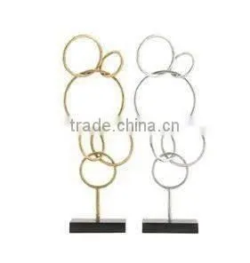 Silver & Gold Plated Rings Fancy Designer Sculpture thumbnail-1