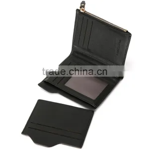 Leather Card Holder Slim Security Wallet RFID Safe Card Case Wallet Made in China thumbnail-5