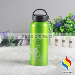20 Oz. Wide Mouth Aluminum Water Bottle W/Carabiner thumbnail-1