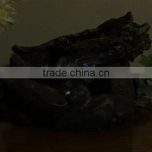 Fallen Log on River Rock Tabletop Fountain With LED Lights thumbnail-5