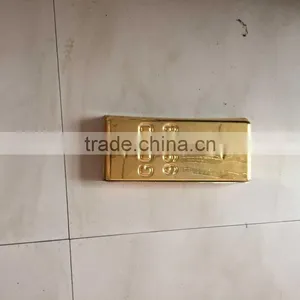 Plastic Vac-formed Thick Film Blister Rectangular Cover With Gold Plating thumbnail-2