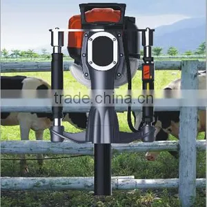 52mm Petrol Gas Powered Electric Power Mini Hand Fence Pile Piling Driving Hammer Machine Portable Honda Engine Post Driver thumbnail-2