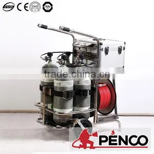 Wheeled Breathing Apparatus With a Long Tube thumbnail-1