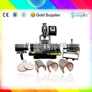 Heat Transfer Solution! 8 in 1 Combo Heat Press Machine thumbnail-1