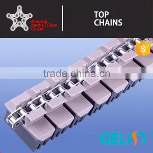 G4 Vertical Lifting Clamp Conveyor Chains for Bottles/snap-on Side Flexing Chain/gripper Conveyor Chain thumbnail-1