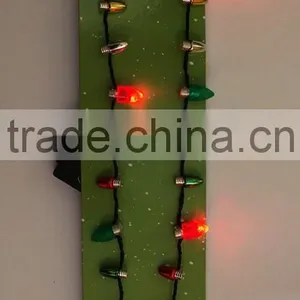 Christmas 8 Lights Blinking Flashing Bulb Led Necklace thumbnail-4