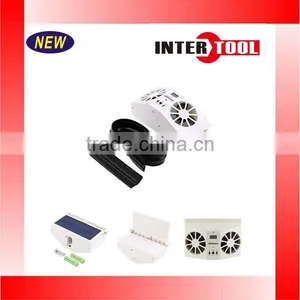 Car Solar Powered Auto Window Air Vent Ventilator Mini Air Conditioner Cool Fan thumbnail-1