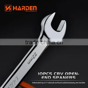 Professional 10PCS Double OPEN-END CRV Ratchet Spanner Set thumbnail-3