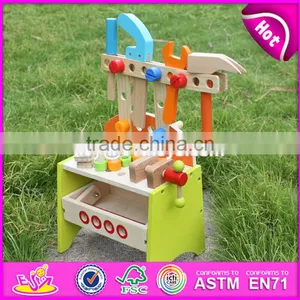 2017 New Products Preschool Toy Wooden Kids Tool Bench W03D030 thumbnail-1