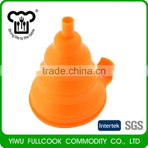 Hot Selling Food Gradfe Collapsible Silicone Funnel for Kitchen thumbnail-1
