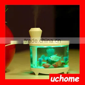 UCHOME Creative Desktop Micro Landscape Aquarium Lighting Household USB Ultrasonic Atomizing Air Humidifier thumbnail-3