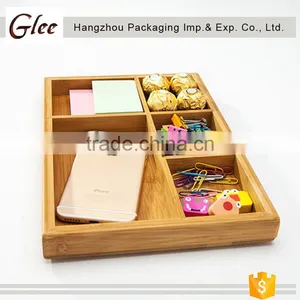 Clear ,multi-functional Simple Factory Direct Handmade Custom Bamboo Box thumbnail-1