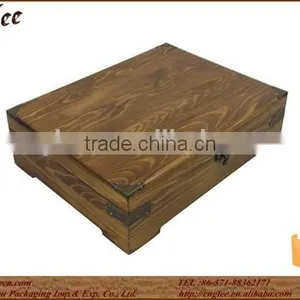 Natural Classical Wooden Tea Box With 16 Compartments thumbnail-2