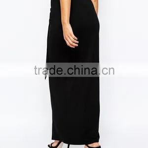 2016 Western Fashion Wholesale Wrap Bodycon Fit Slit Maxi Long Ladies Skirts for Women thumbnail-5