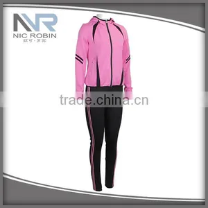 Wholesale OEM Custom Women's Training Wear Set Factory Tracksuit thumbnail-3