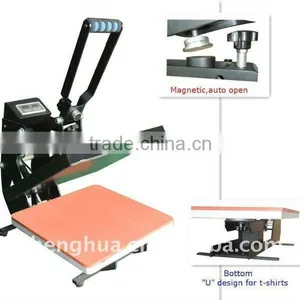 Magnetic U Groove T-shirt Heat Press Mahcine For Sale thumbnail-1