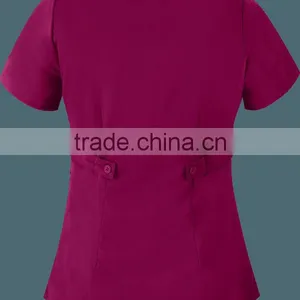 Anatomy Scrubs Modern Fit Mock Wrap Tops thumbnail-3