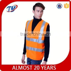2017 Reflective Safety Vest Csa Z96-09 High Visibility Orange Yellow Lime thumbnail-1