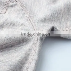 Custom Men's Male 100% Pure Merino Wool Outdoor Winter Athletics Sports Fleece Base Layer Thermal Warm Underwear Midweight Tops& thumbnail-6