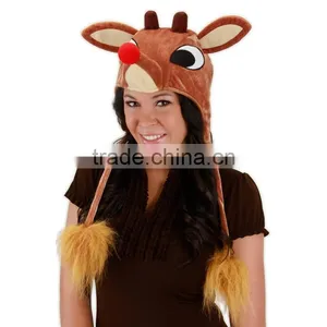 Rudolph Light-Up Hoodie Hat thumbnail-1