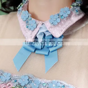MGOO High Quality Hand Made Fairy Blue Prom Dresses Big Ball Tulle Dress Beautiful Vestidos YDYS15B0016 thumbnail-3
