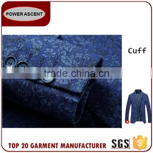 Wholesale Fashion Men'S Printed Suit Polyester Jacket Blzer Made In China thumbnail-5