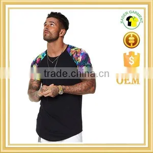 Curve Bottom t Shirt, Mens Curve t Shirt Sublimation Printing thumbnail-1