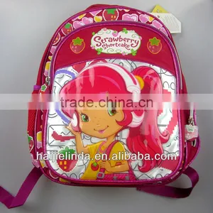 New Design Children Backpack Girl's Cartoon School Bag Picture thumbnail-1