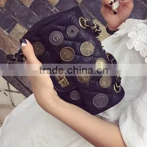 DY0094Z Europea Fashion Retro Coin Messenger Mini Shoulder Bag thumbnail-1
