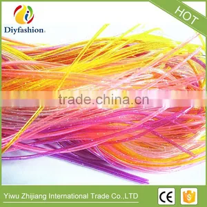 High Quality DIY Round Hollow Knit Plastic PVC Scoubidou Strings thumbnail-4