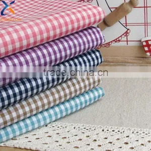 Cotton t Shirt Grid/check Fabric thumbnail-1