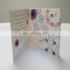 Factory Wholesale Handmade Decorate Supplies Customized Printing Greeting Card With Led Light thumbnail-1