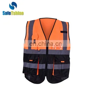 New Design Reflective Fluorescent High Visibility Traffic Safety Vest thumbnail-2