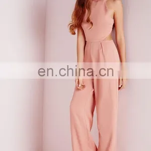 Ladies Wide Leg Jumpsuit Pattern , Jumpsuit Fashion New Design thumbnail-4
