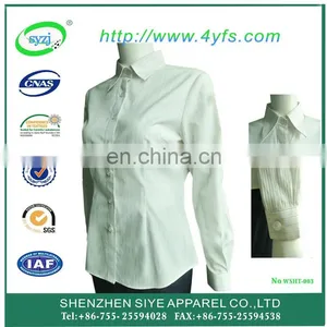 Wholesale Classical White Women Shirts and Tops for OL thumbnail-1