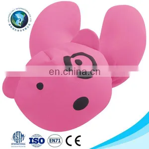 Microbeads Spandex Reversible U Shape Neck Pillow Case Fashion Cartoon Soft Plush Pink Dog Toy 2 in 1 Travel Neck Rest Pillow thumbnail-2