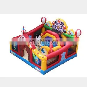 Animal Zoo Inflatable Bouncy Playland/inflatable Bouncer/inflatable Jumping Area thumbnail-1
