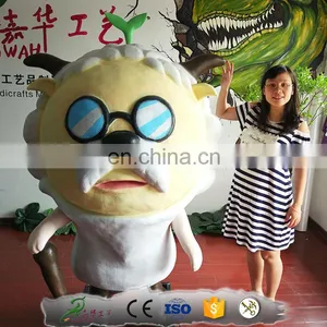 KAWAH High Quality Cute Fiberglass Statue Gentle Goat thumbnail-1