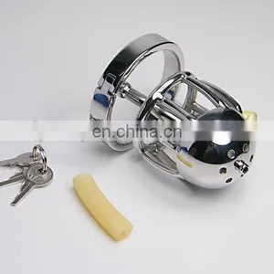 2015 New Design Stainless Steel Lockable Cock Cage Penis Cage thumbnail-4