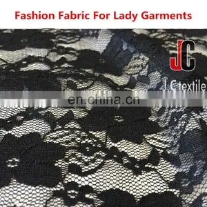 Thin Silk Slip Lace Trim Dentelle Lace Fabric Elastic Dyeing Fashion Lace Fabric thumbnail-2
