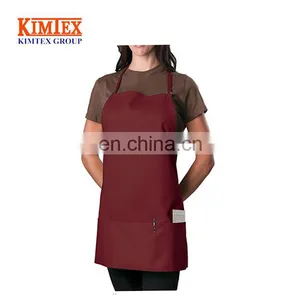 Custom Black Adjustable Bib Apron - 3 Pocket thumbnail-3