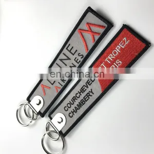 Custom LOGO Design Oblong Metal Name Sublimation Blank Keychain/keyring thumbnail-6