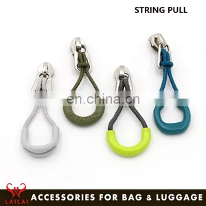 Fashion Zip Pull Rubber Silicone Plastic Pvc Bag Cord Zipper Puller thumbnail-1