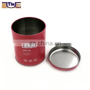 Small Round Metal Tinplate Tea Tin Box thumbnail-2