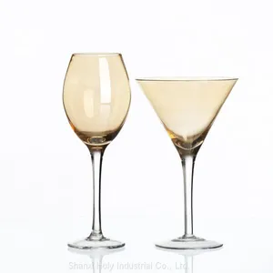Liquid Luster Goblet Wine Glass, Red Wine Glass, Martini Glass thumbnail-1