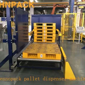 Hennopack Multiple Size Automatic Plastic Empty Pallet Magazine Dispenser Machine With CE Approved thumbnail-1